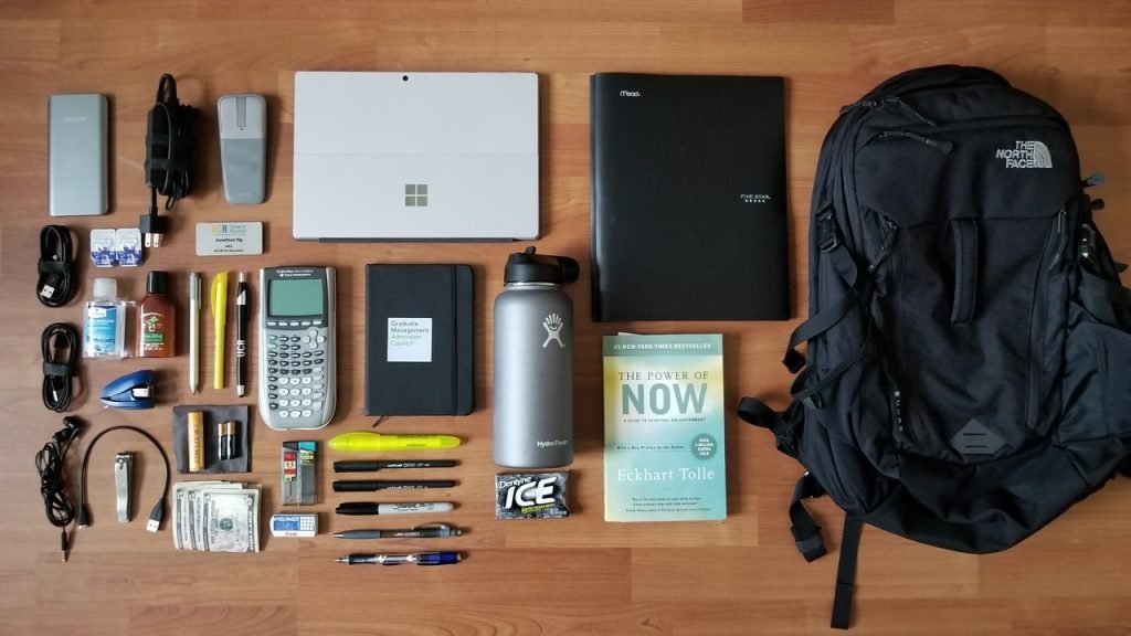 what to carry in your backpack